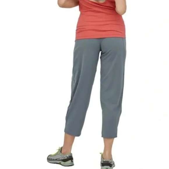 Patagonia Pants All Out Capilene Low Tide Cropped Straight Leg Brown Womens 8 - Picture 11 of 11